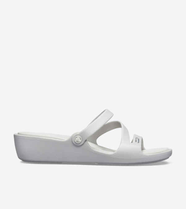 Patricia Multistrap Round Toe Wedge Sandals - Silver 10386-0L2