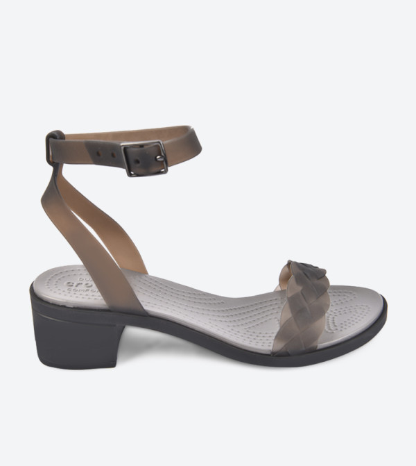 Isabella Block Heel Sandals - Black
