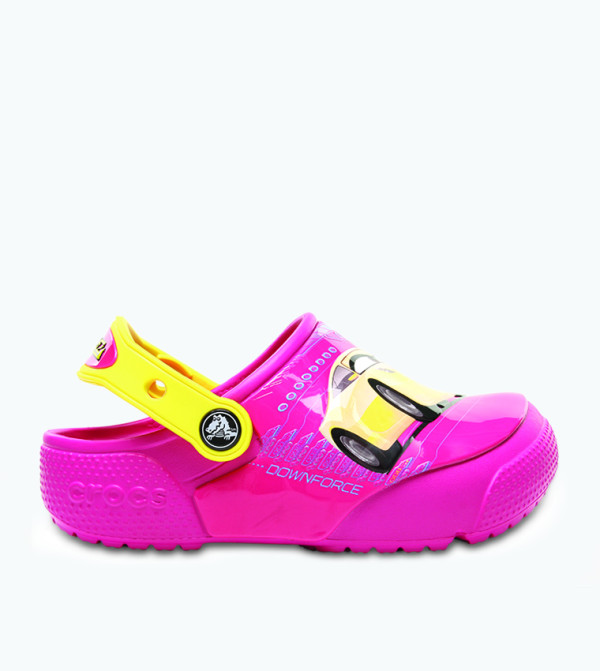 Funlab Lights Cars Clog - Pink