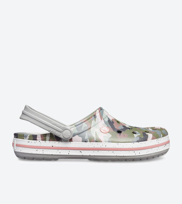 Crocband Camo Graphic III Clog - Light Grey 205330-97A