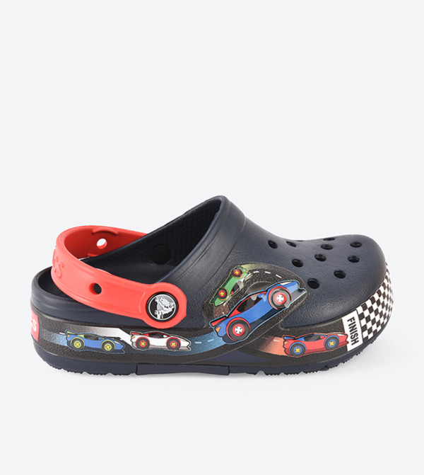 Kids' Crocband™ Fun Lab Graphic Lights Clog