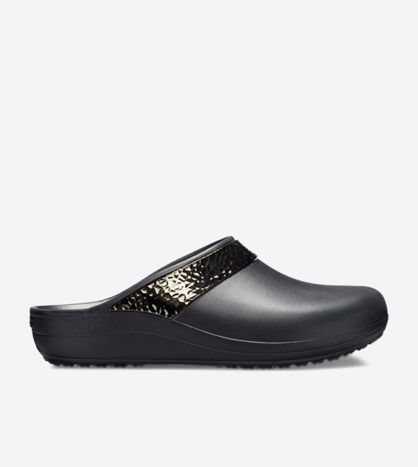 Women's Crocs Sloane Hammered Metallic Clog