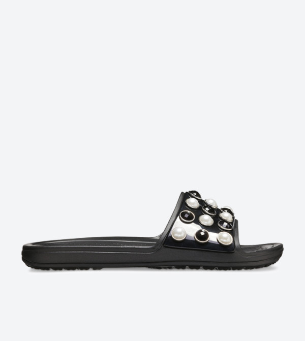 Women's Crocs Sloane Timeless Clash Pearls Slide